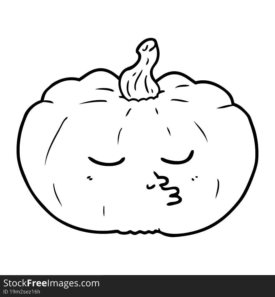 cartoon pumpkin. cartoon pumpkin