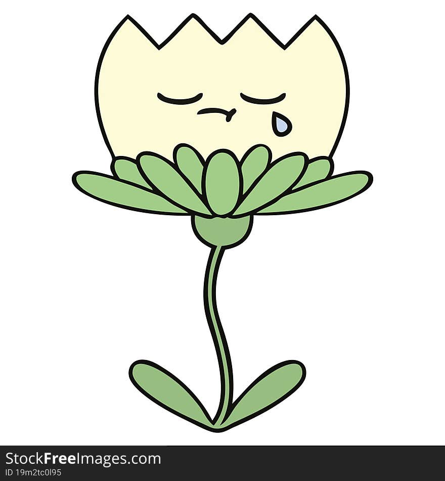 cute cartoon flower