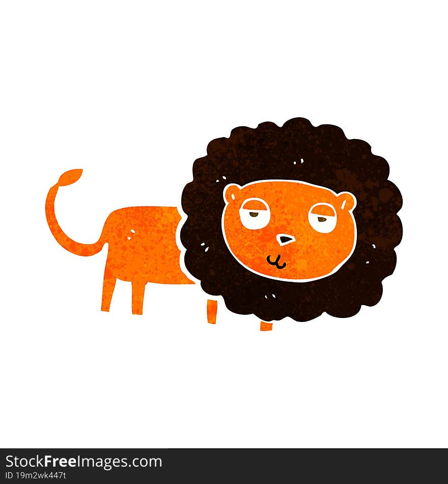 cartoon lion