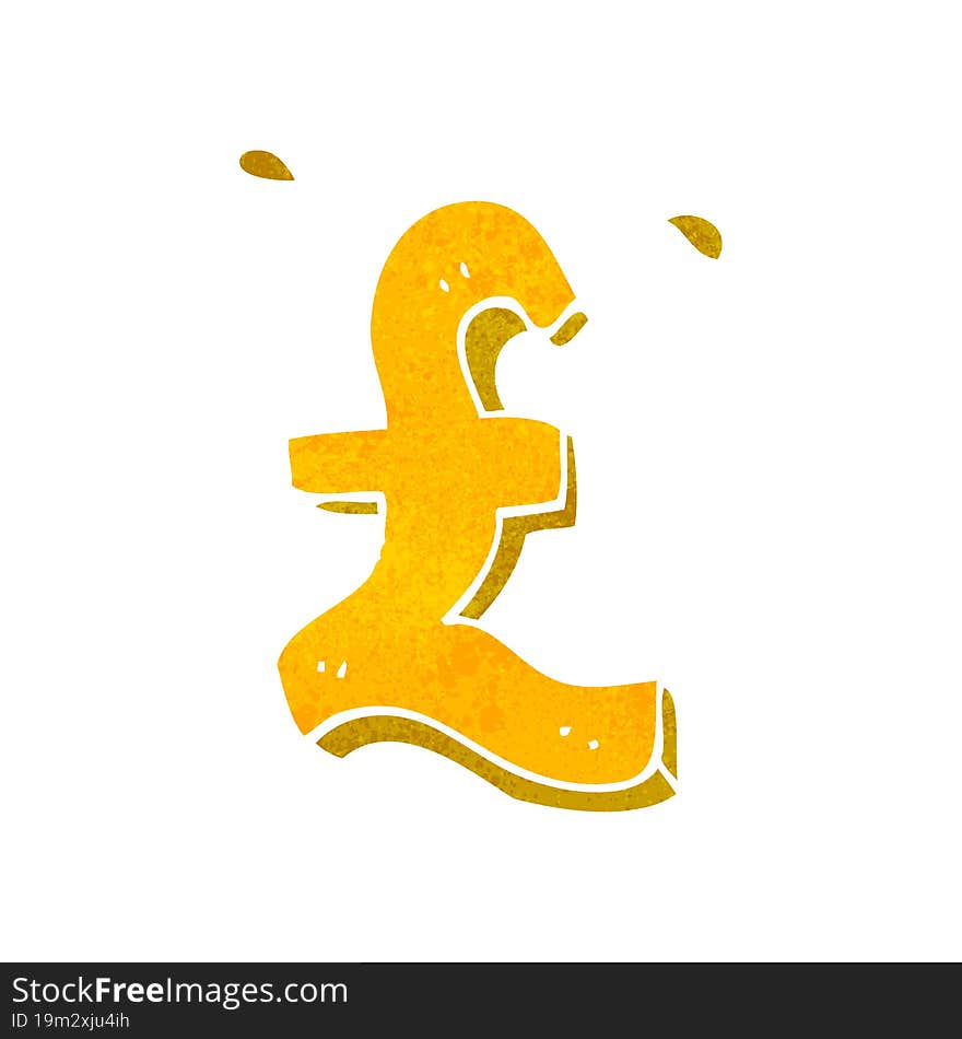 cartoon pound symbol