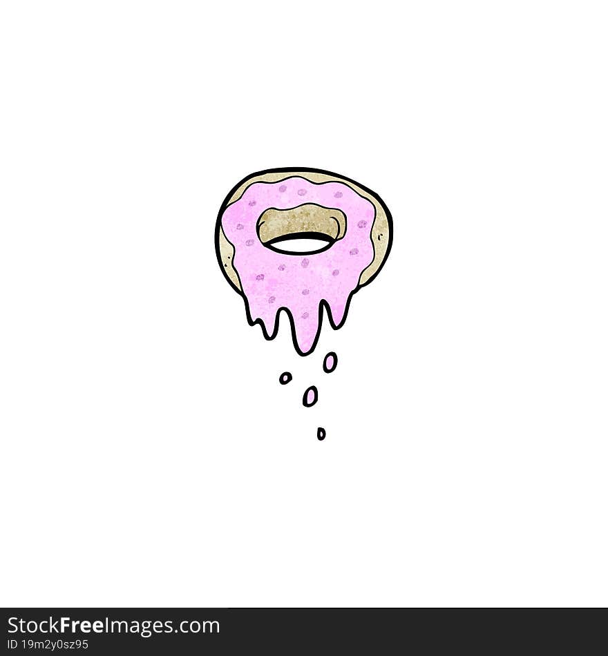 cartoon doughnut