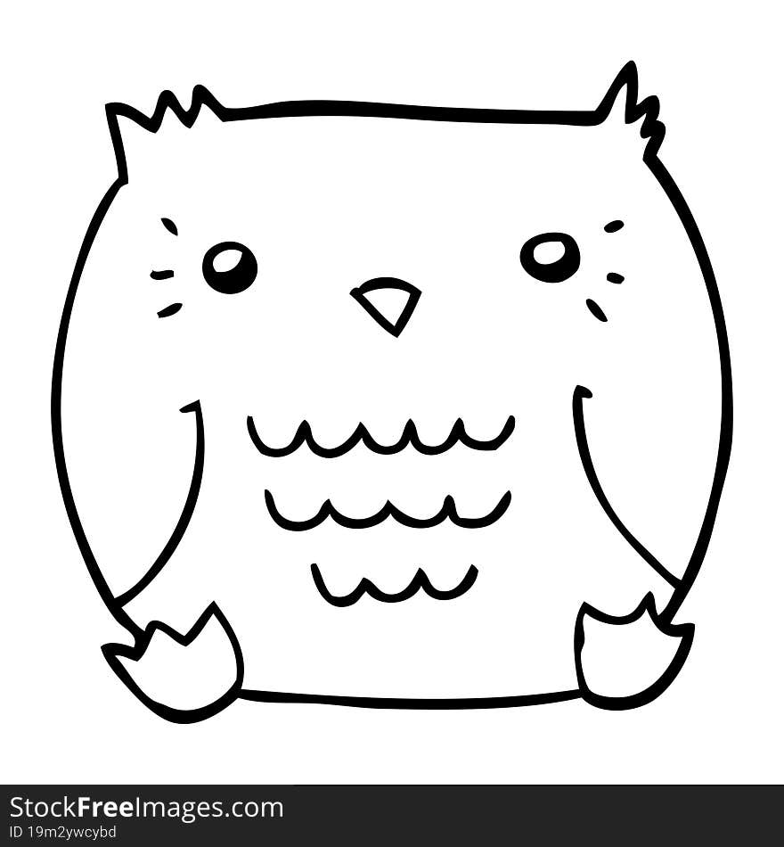 cartoon owl