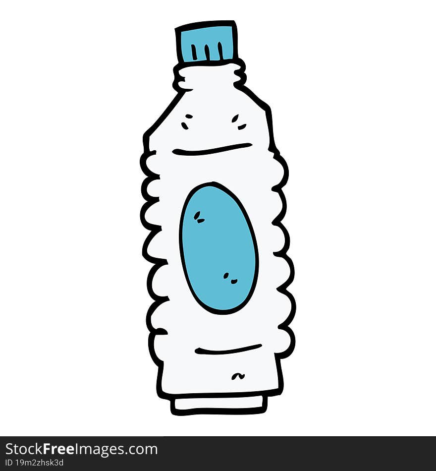 cartoon doodle drinks bottle