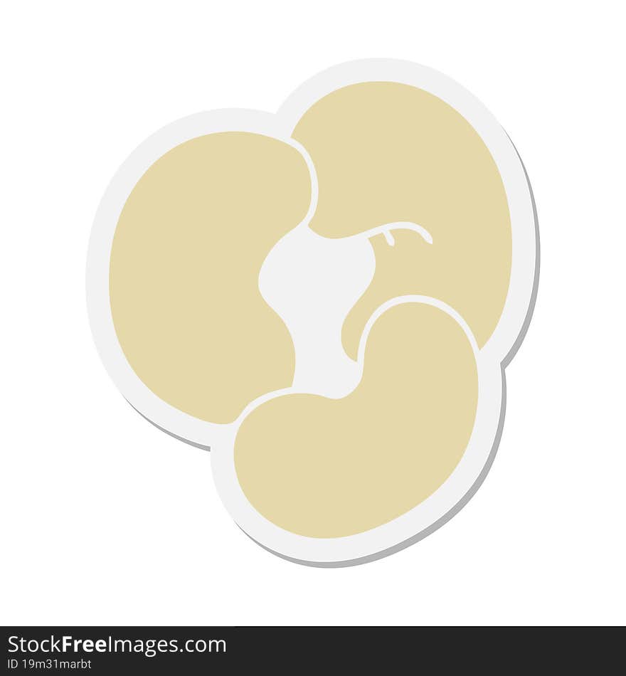 Cashew Nuts Sticker