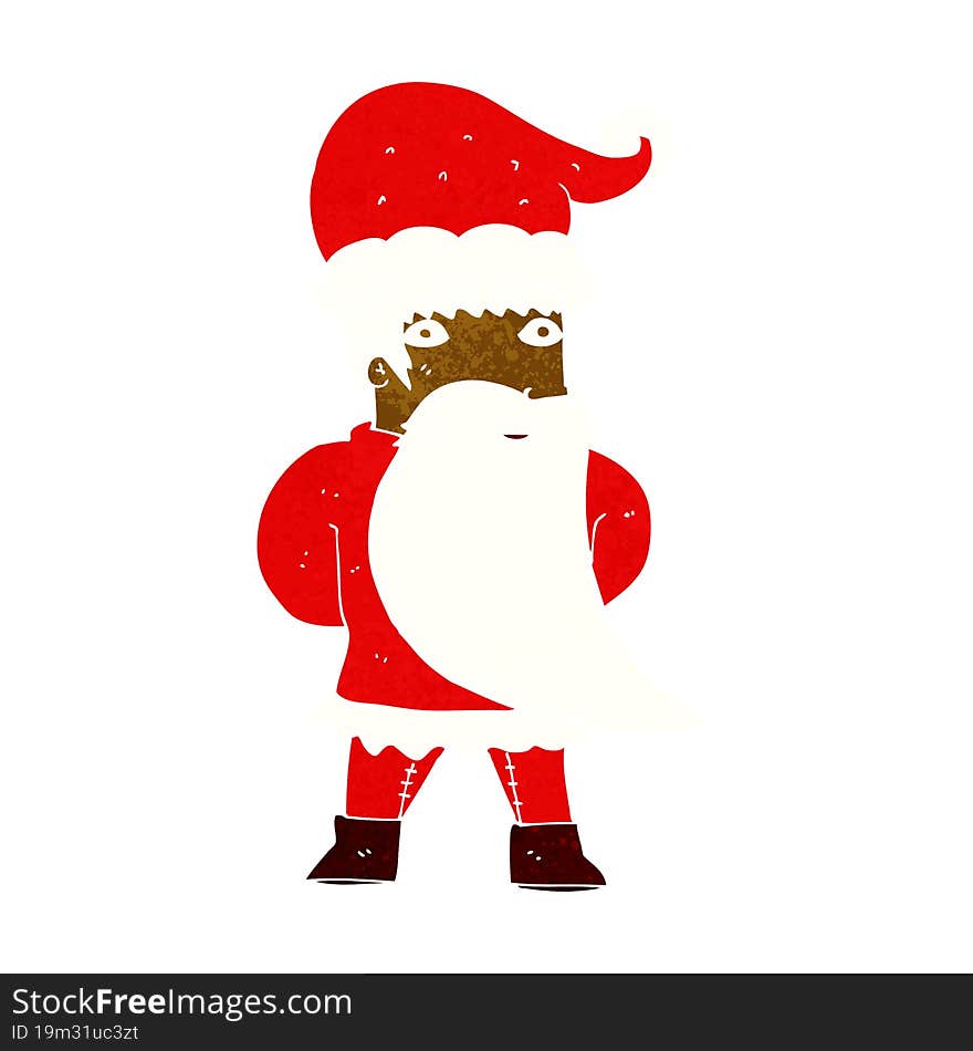 cartoon santa claus