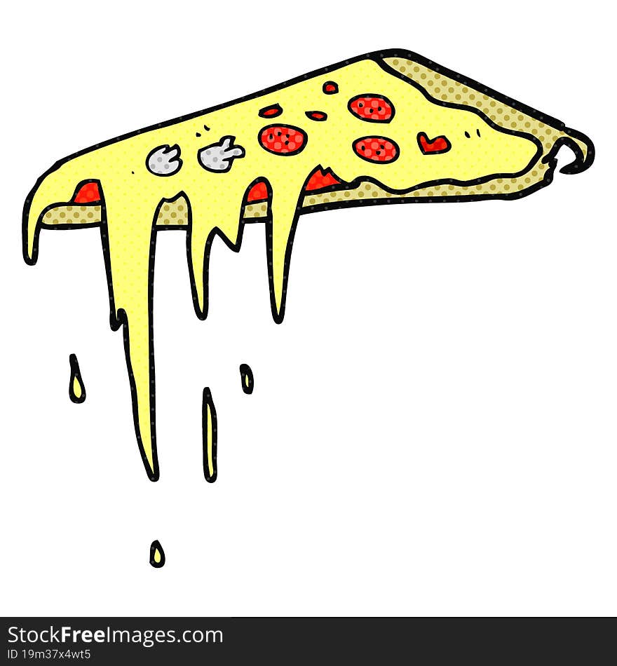 cartoon pizza