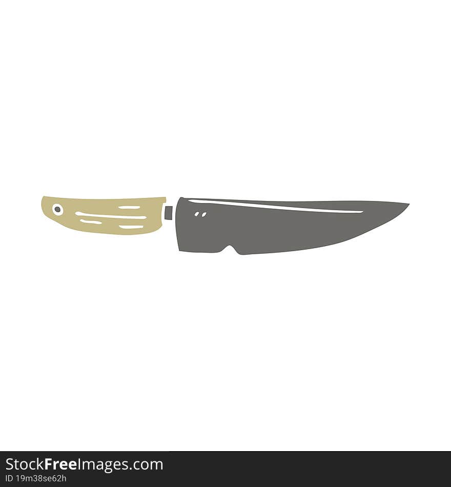 cartoon doodle chef knife