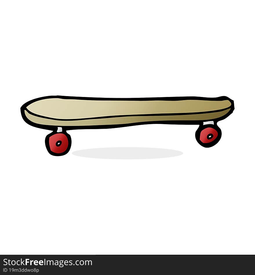 Cartoon Skateboard