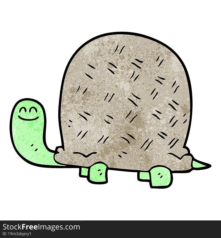 textured cartoon tortoise