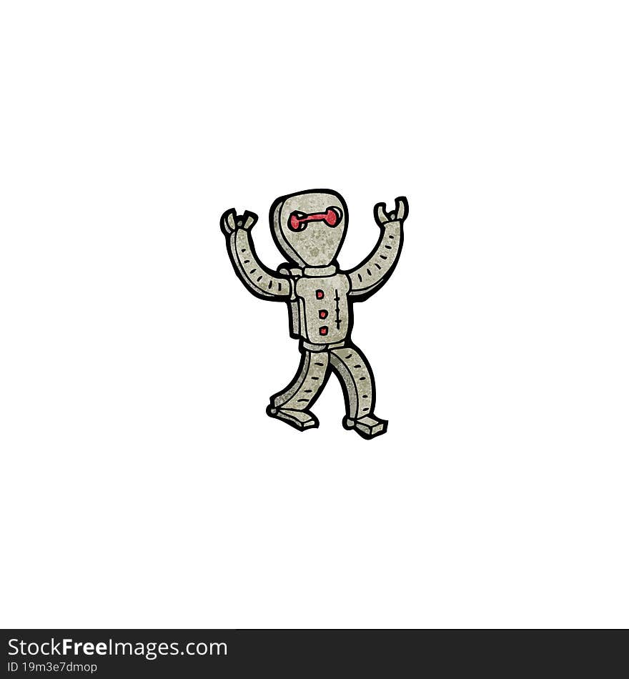 cartoon robot