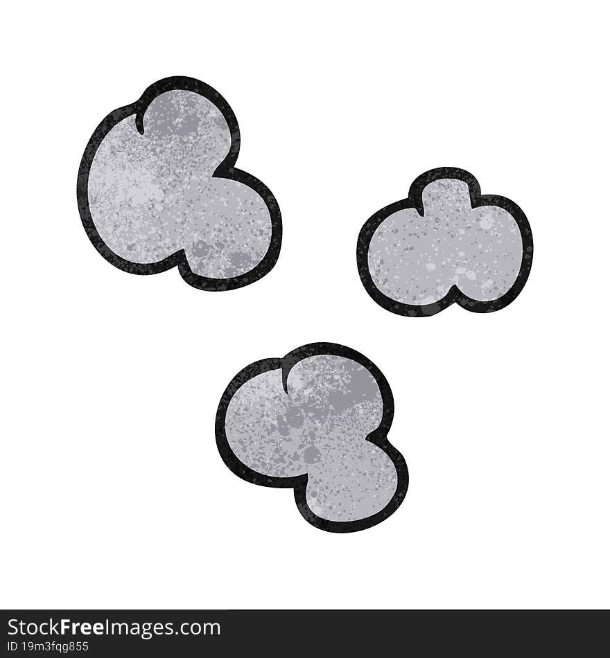 textured cartoon smoke clouds