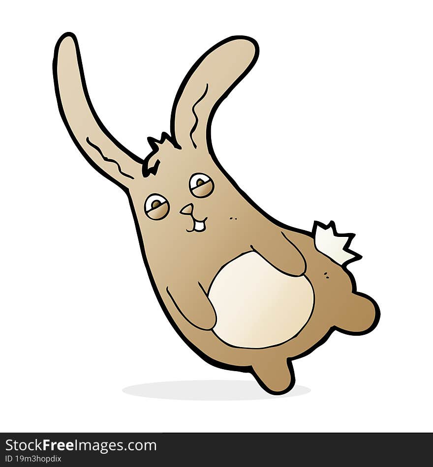 funny cartoon rabbit