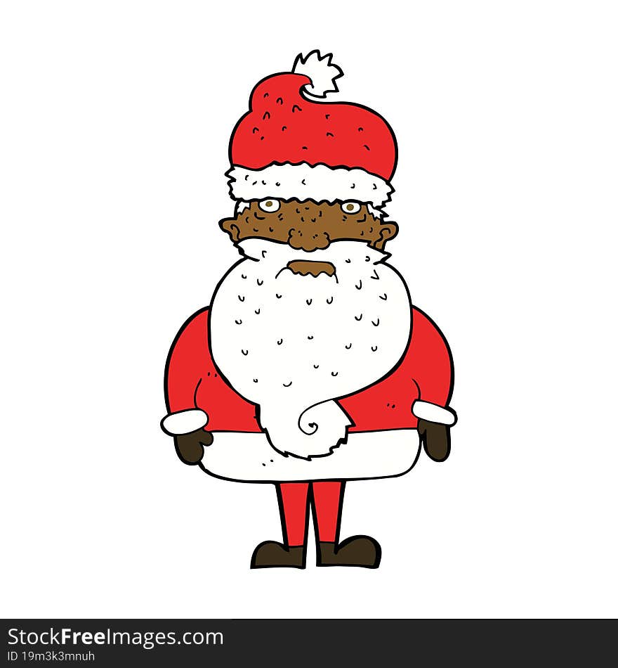 cartoon santa claus