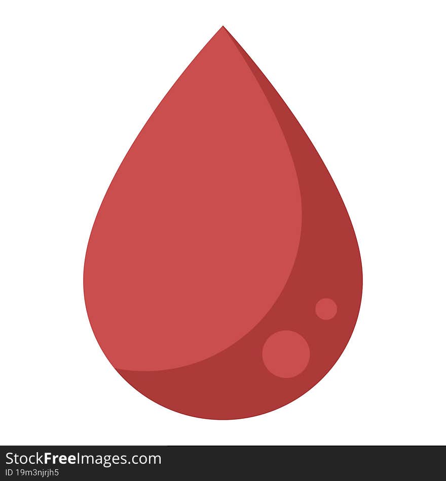 Blood Drop Graphic Icon