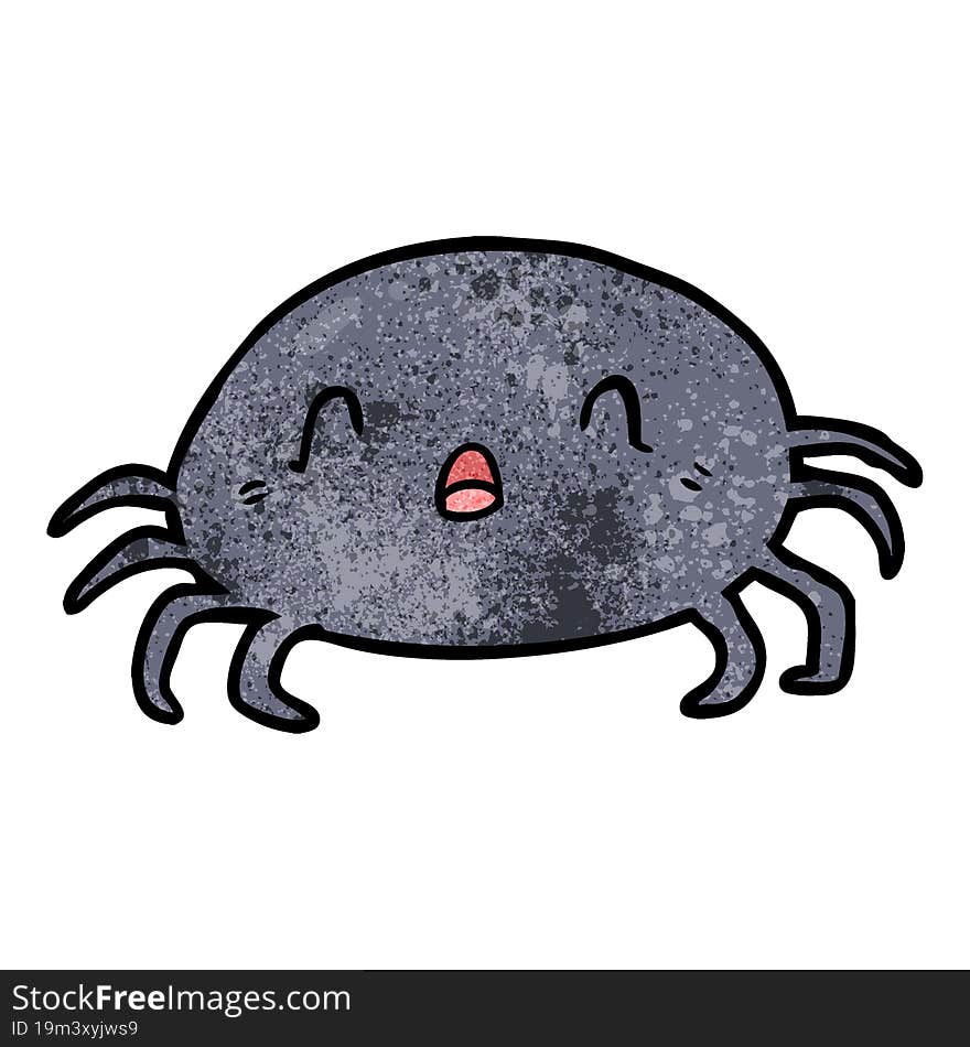 cartoon halloween spider. cartoon halloween spider