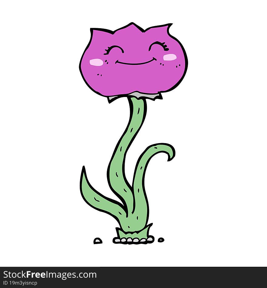 cartoon flower