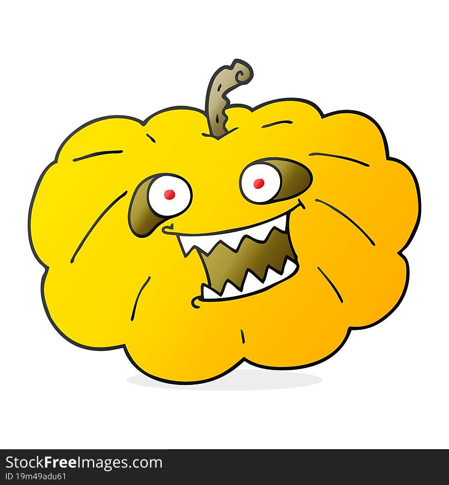 cartoon halloween pumpkin