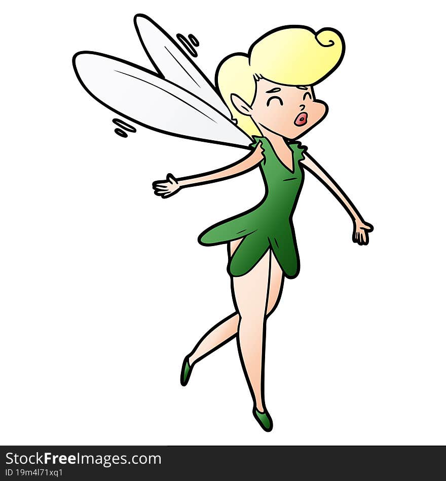 cartoon fairy. cartoon fairy