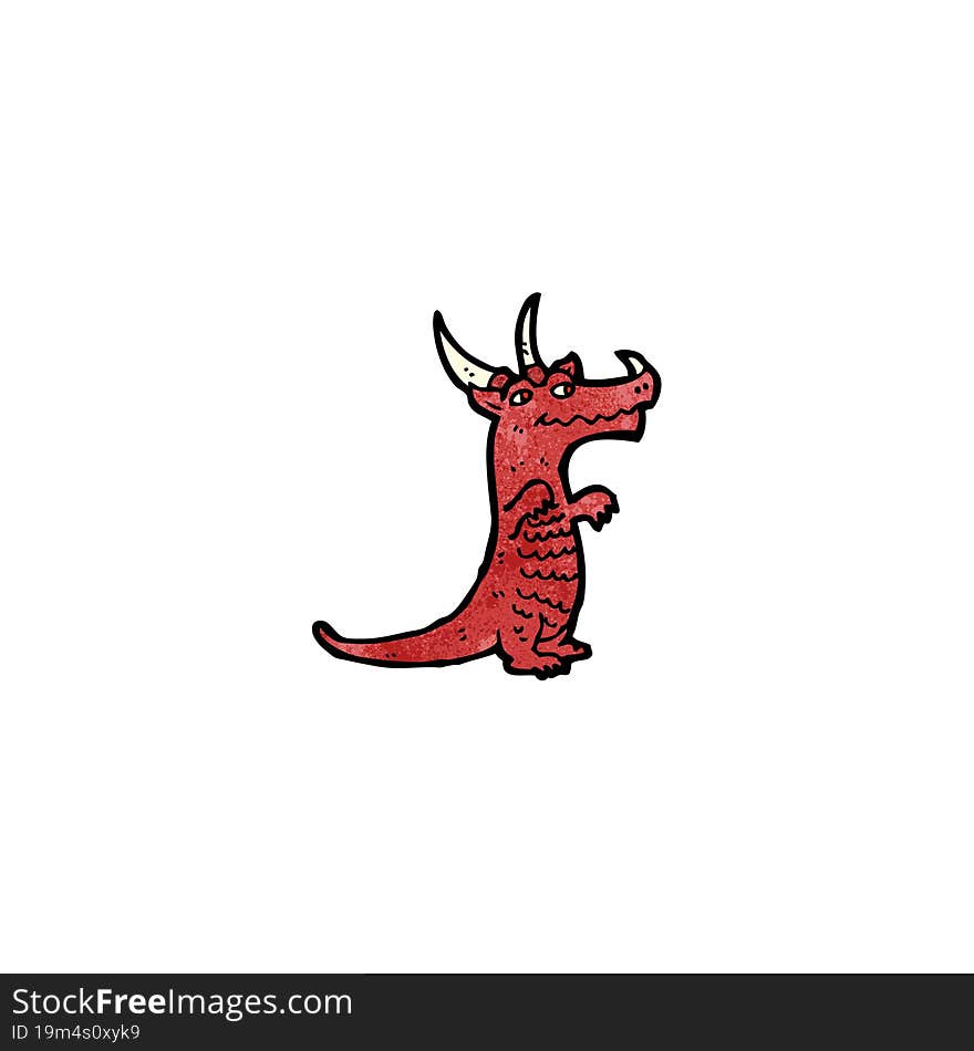 cartoon little dragon