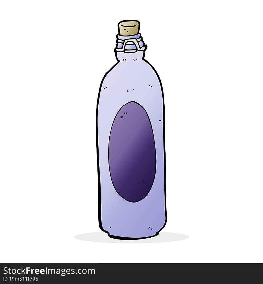 cartoon traditional bottle