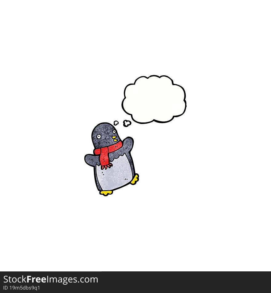 Funny Cartoon Penguin