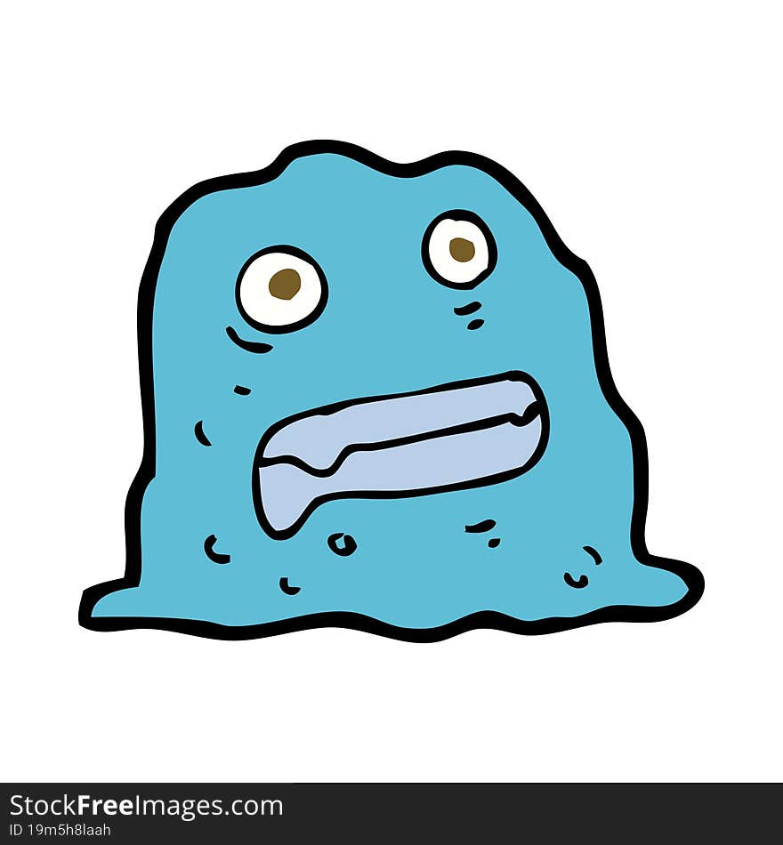 cartoon slime creature