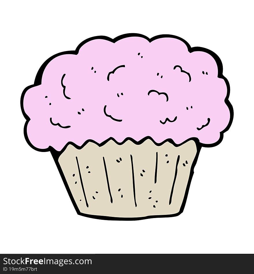 cartoon cupcake