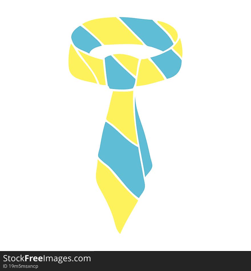 cartoon doodle tie