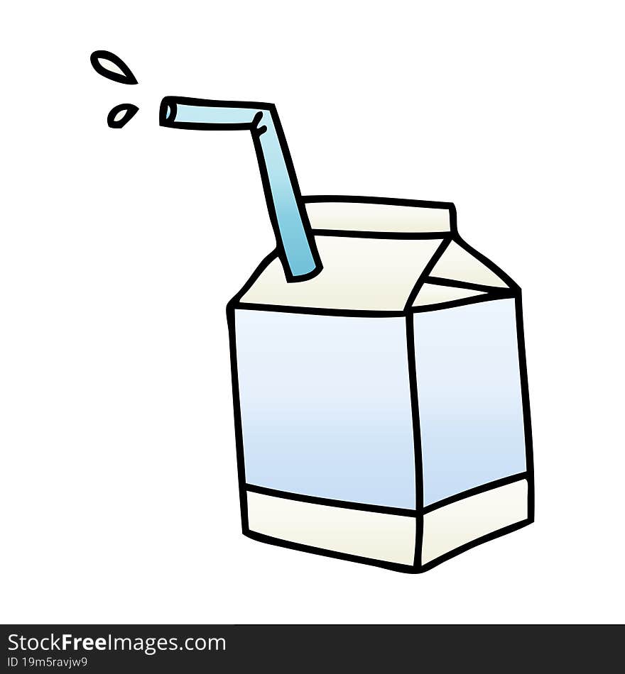 gradient shaded quirky cartoon gradient shaded quirky cartoon of milk. gradient shaded quirky cartoon gradient shaded quirky cartoon of milk
