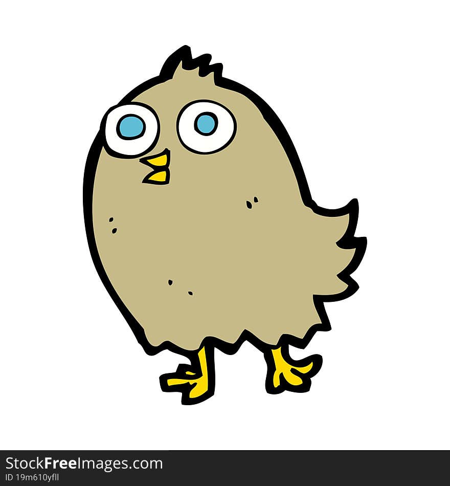 Cartoon Happy Bird