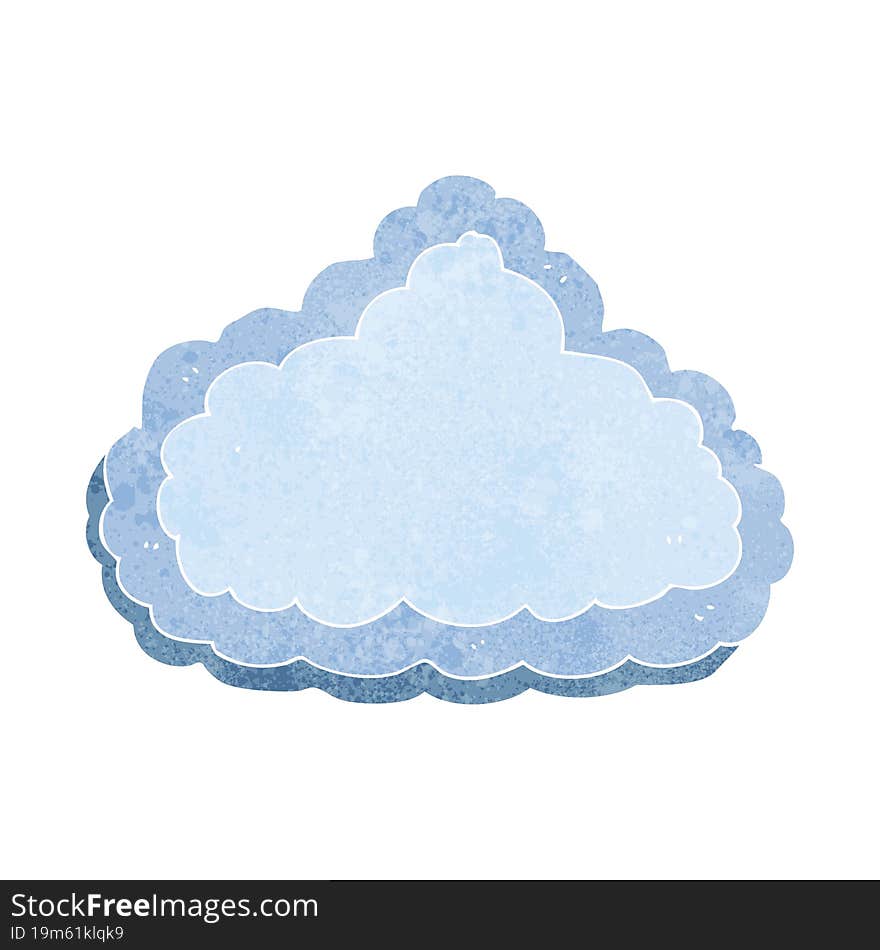 cartoon decorative cloud