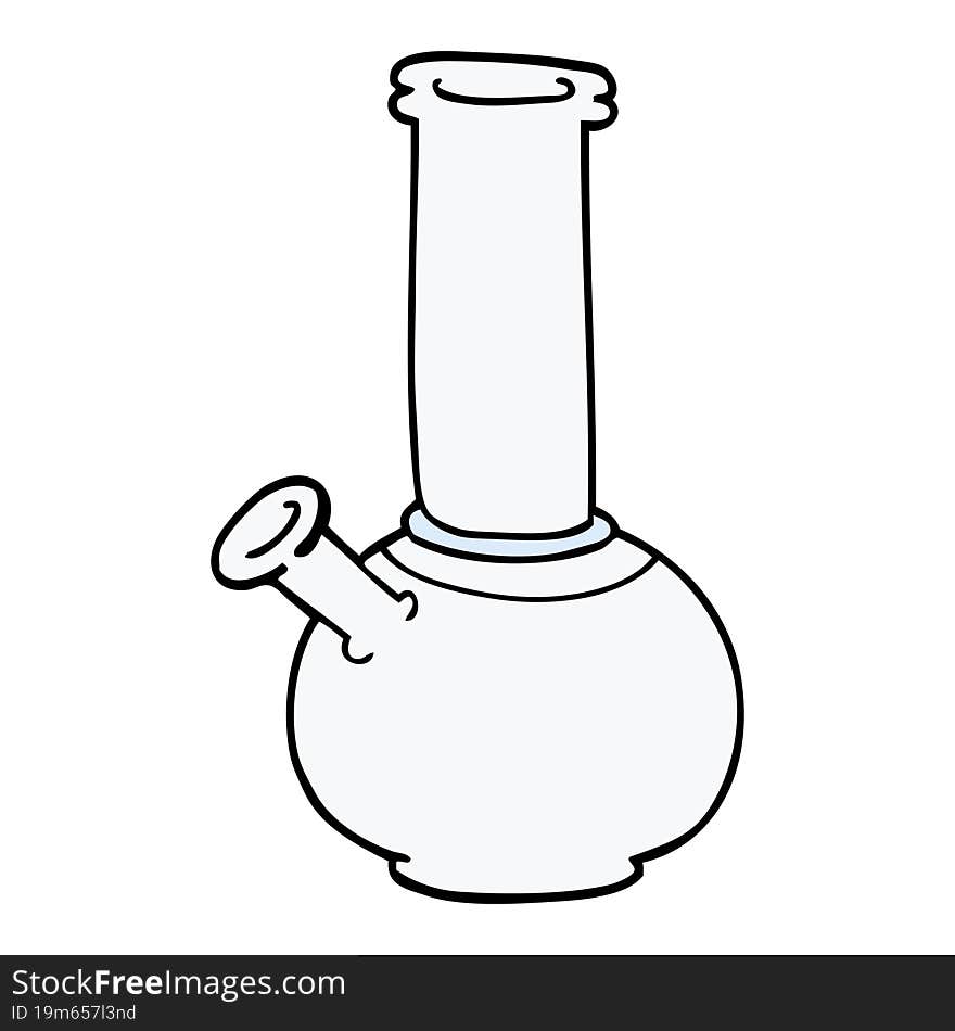 cartoon doodle bong