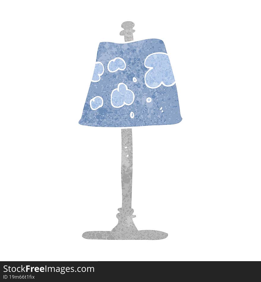 retro cartoon lamp