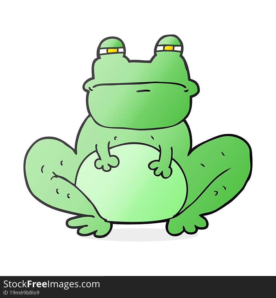 cartoon frog