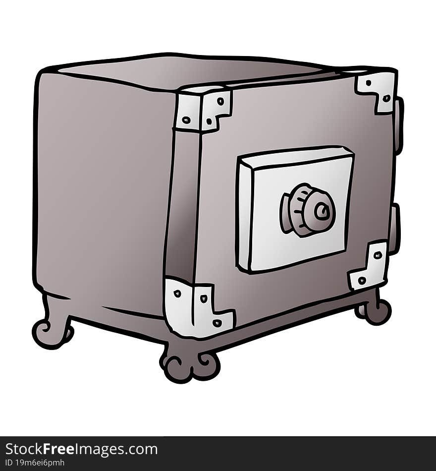 cartoon traditional safe. cartoon traditional safe