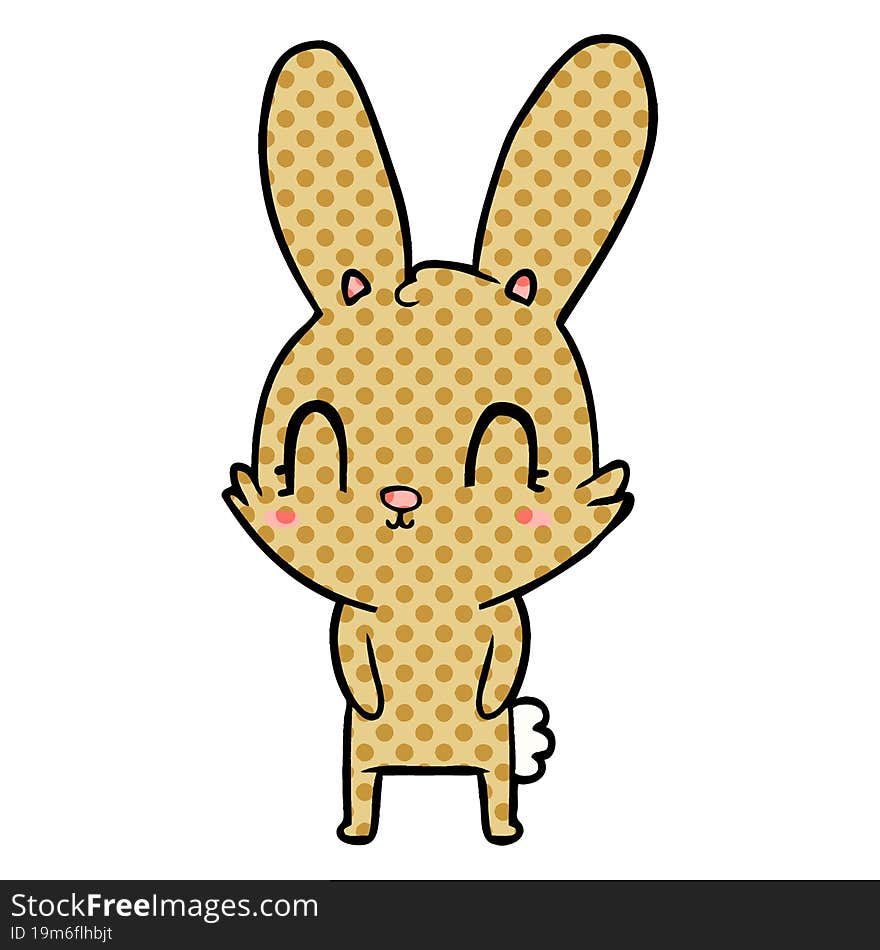 cute cartoon rabbit. cute cartoon rabbit