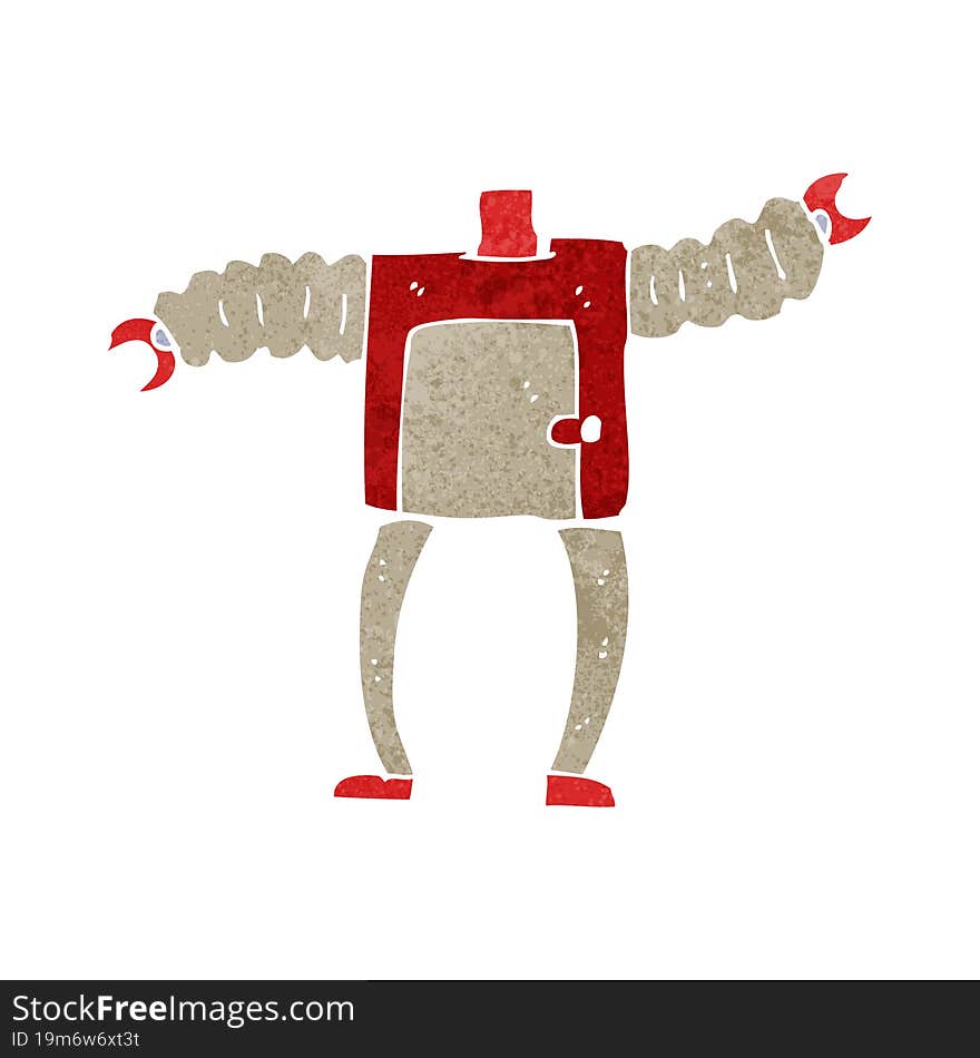 cartoon robot body (mix and match cartoons or add own photos