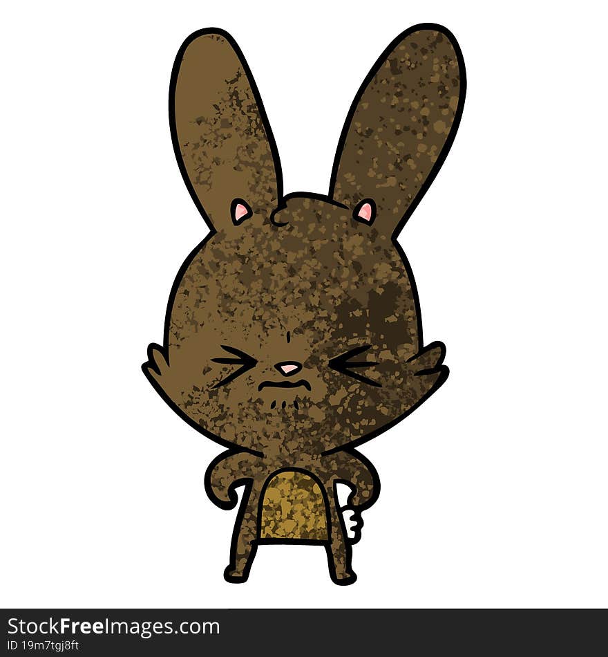 cute cartoon rabbit. cute cartoon rabbit