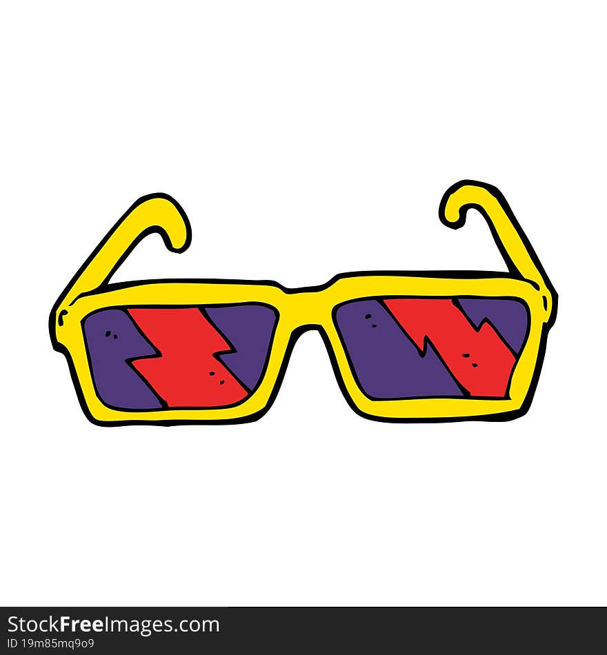 cartoon sunglasses