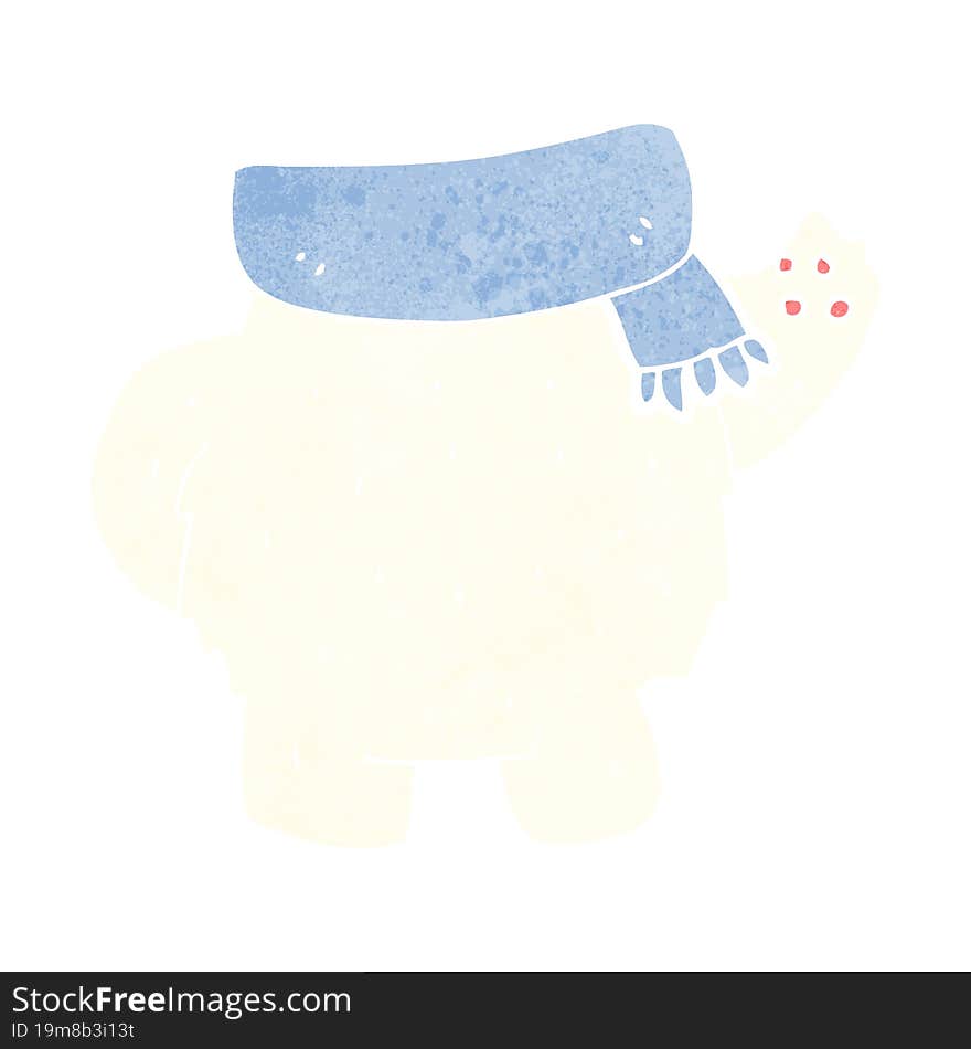 cartoon polar bear body (mix and match or add own photos