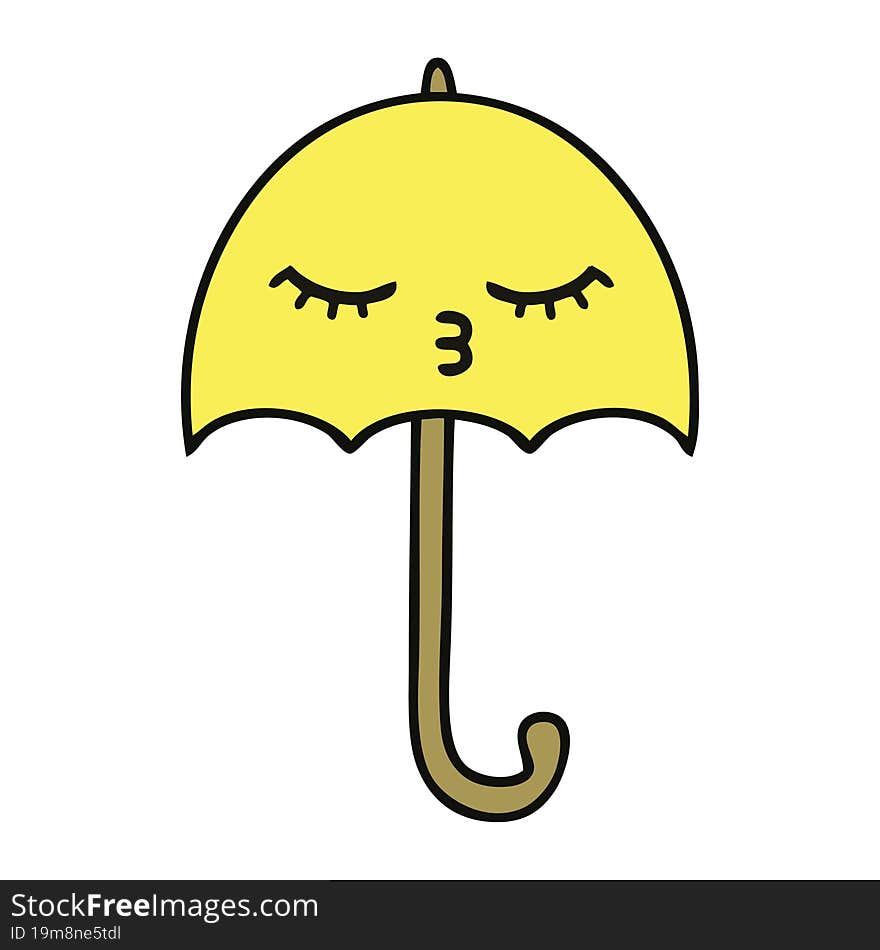 Cute Cartoon Umbrella