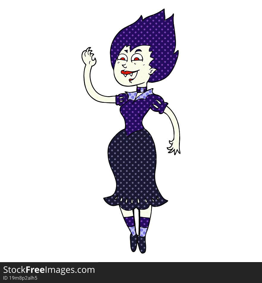 cartoon vampire girl