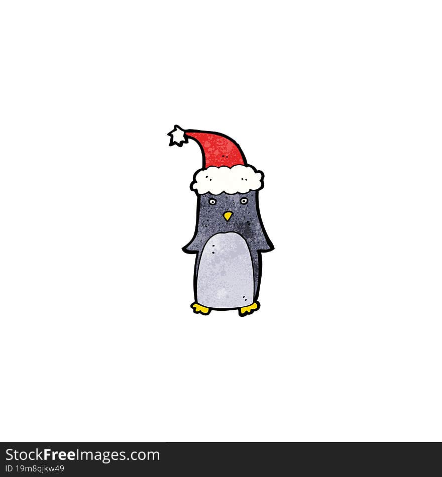 cute christmas penguin