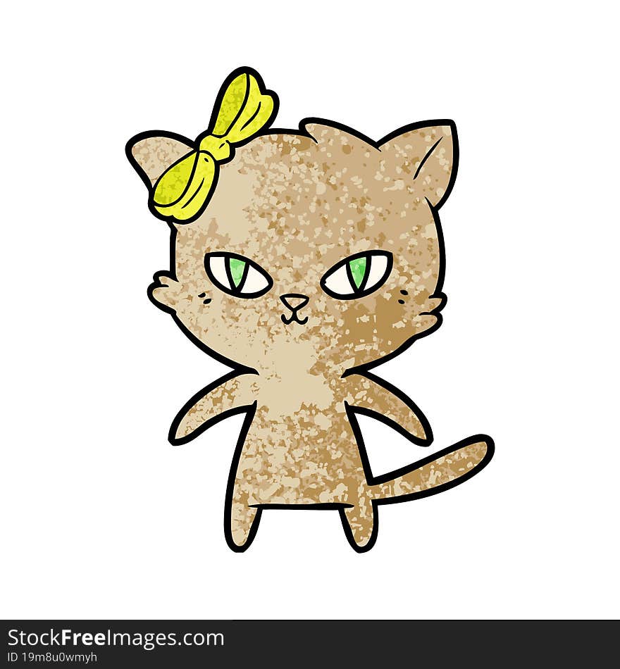 cute cartoon cat. cute cartoon cat