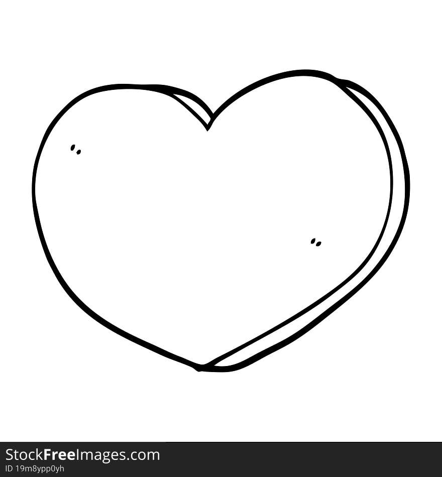 cartoon love heart