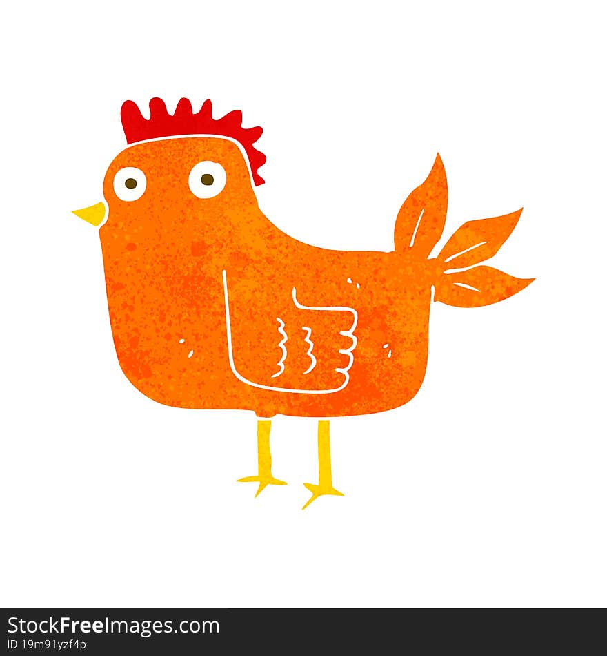 cartoon hen