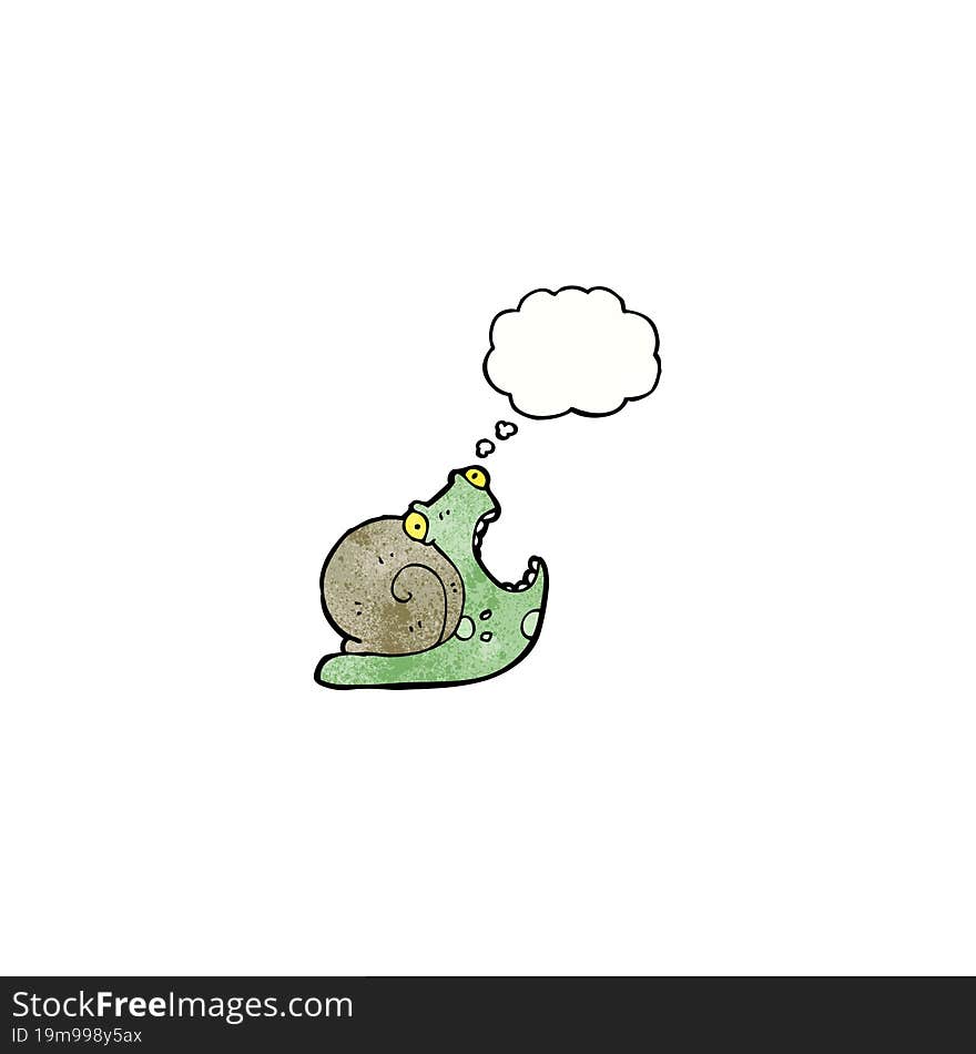 cartoon snail