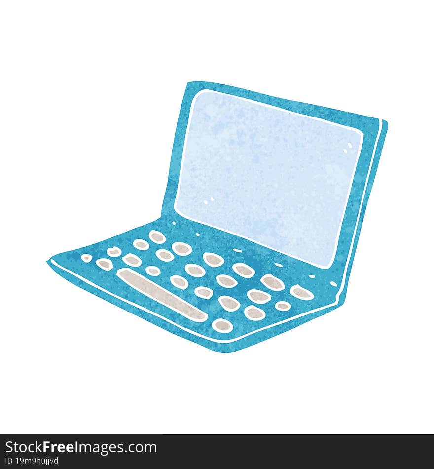 Cartoon Laptop Computer