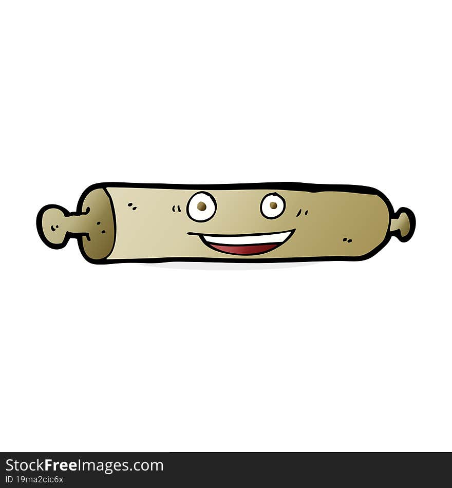 cartoon rolling pin