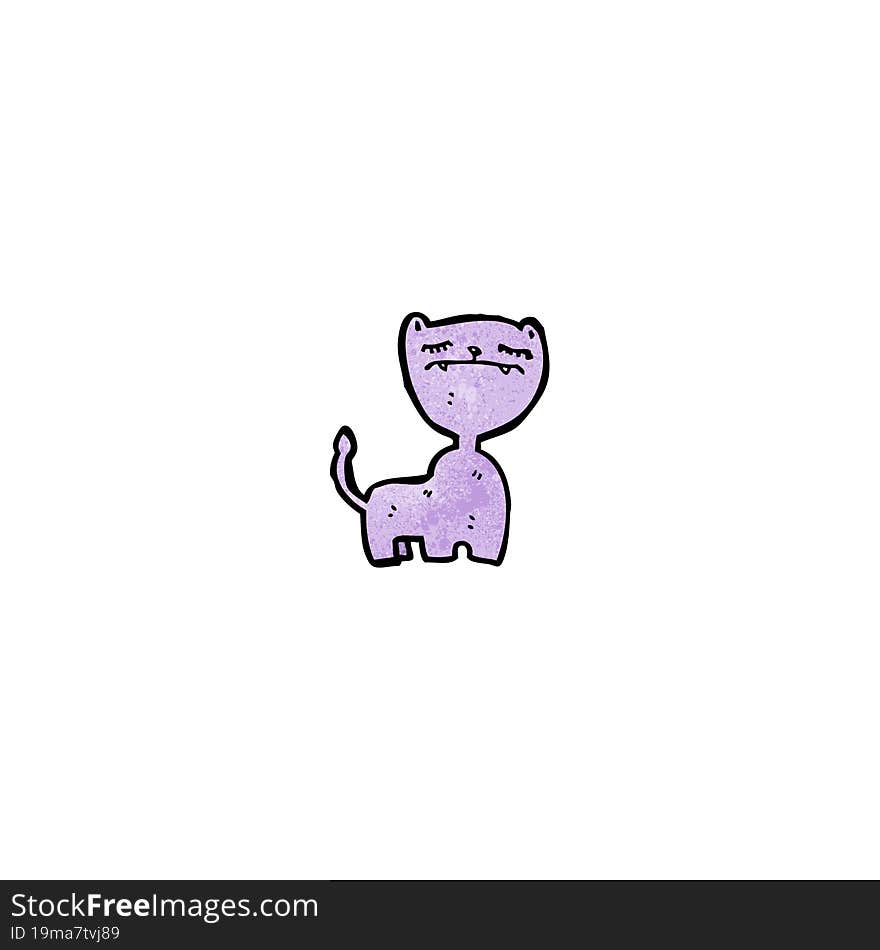 funny cartoon cat